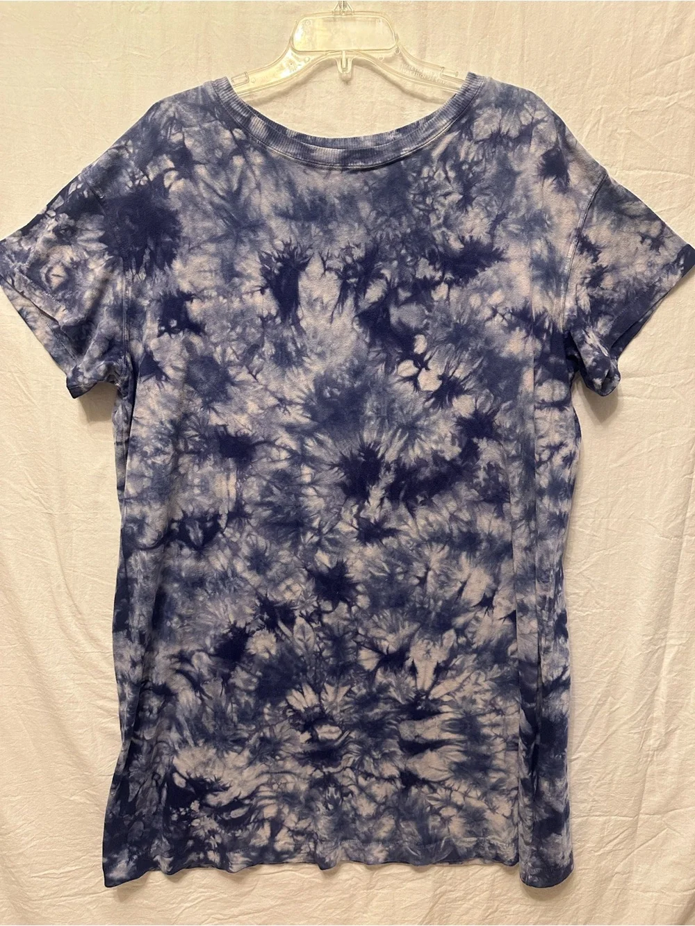 Old Navy “This Is So You” Blue Tie-Dye Tee | Women’s Plus 2X 100% cotton Top